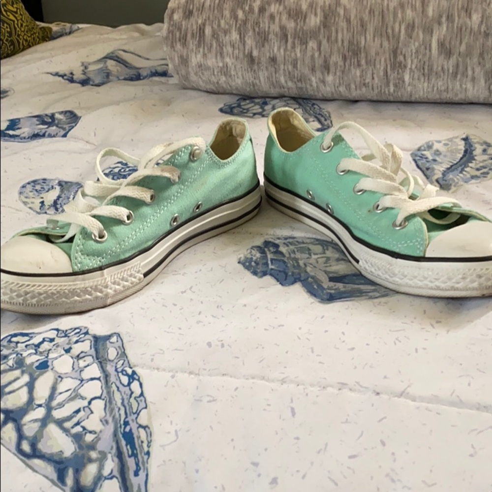 Mint Green Converse - Picture 5 of 8